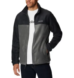 Columbia Beklædning|Outdoortøj-Steens Mountain Full Zip 2.0 Fleecejakke Herre Black / Grill
