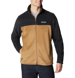 Columbia Beklædning|Outdoortøj-Steens Mountain Full Zip 2.0 Fleecejakke Herre Black / Spice