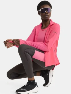 Craft Løbetøj|Løbetøj-Advanced Essence løbejakke Dame, Fuchsia