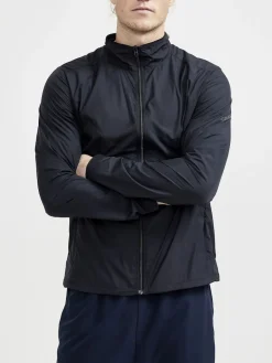 Craft Løbetøj|Løbetøj-Advanced Essence Wind Løbejakke Herre, sort Black 