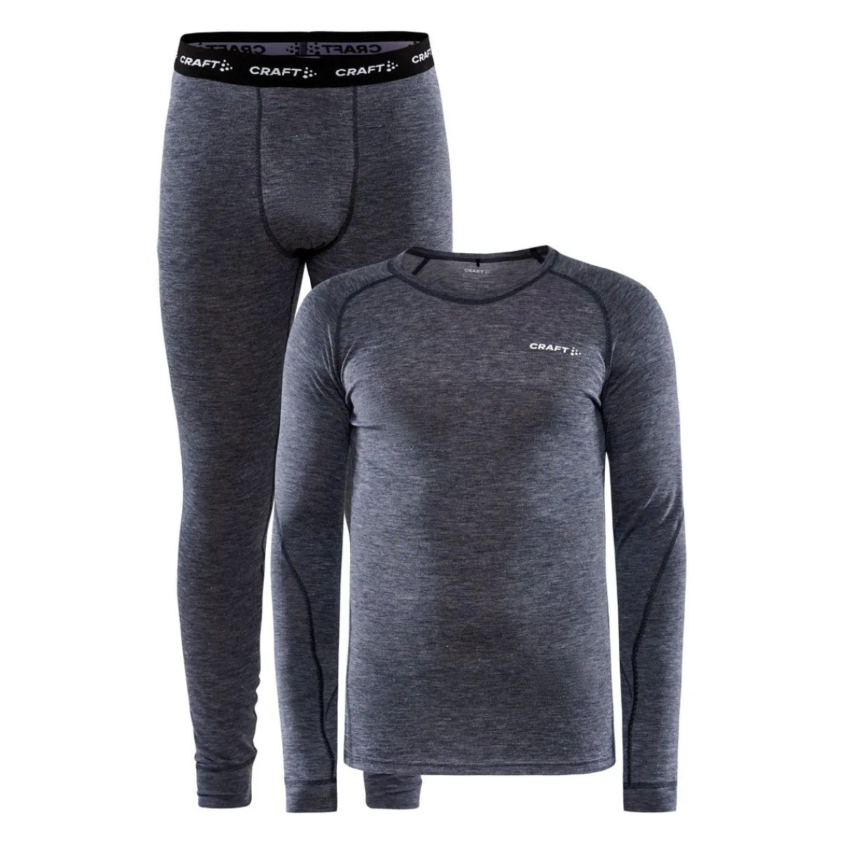 Craft Skitøj|Vintertøj-Core Merino uld Skiundertøj Herre 396200 Blaze / Melange