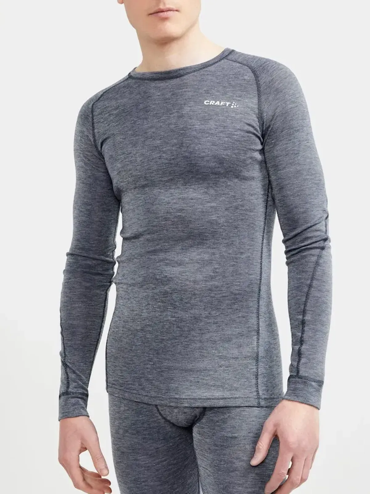 Craft Skitøj|Vintertøj-Core Merino uld Skiundertøj Herre 396200 Blaze / Melange