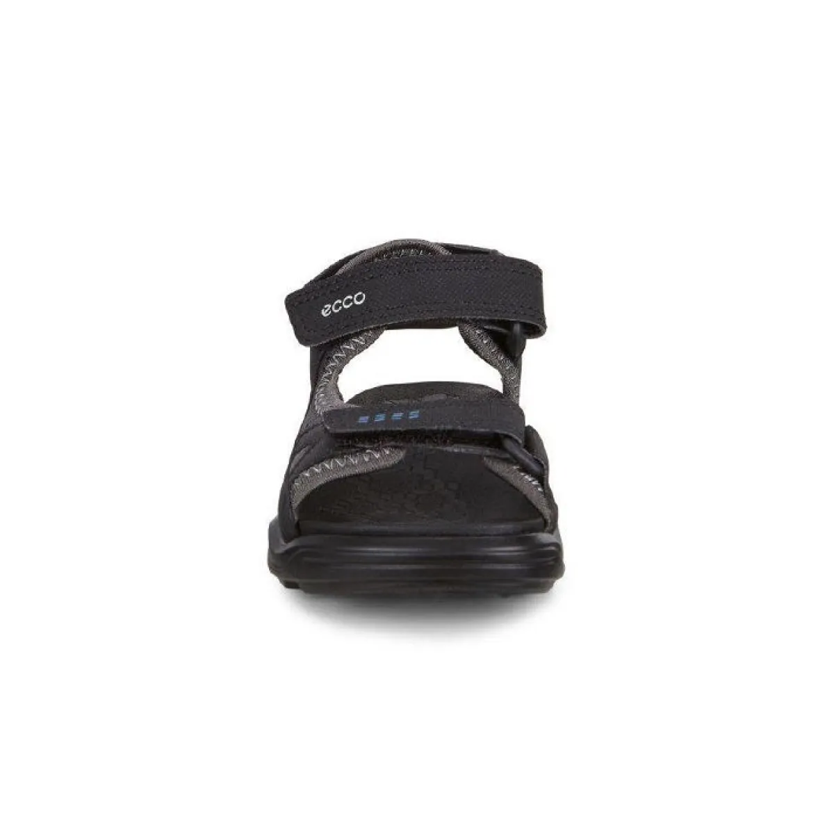 Ecco Sandaler-Biom Raft Børnesandal Black / Blue Sporty sandal i et smart design fra Ecco. Ecco Biom Raft sandal er lavet så den er utrolig let, og giver rigtig god støtte med dens ydersål lavet af PU. Der er tre velcro remme i sandalen, så man tilpasse den lige efter fodens form. En sandal med mange gode detaljer, bl.a.:- Tre justerbar velcro remme - Lavet af letvægts materialer - Ikke noget læder, så man kan gå på stranden med den- Natural Biom Motion teknologi anvendt- Ydersål i slidstærkt materiale Detaljer