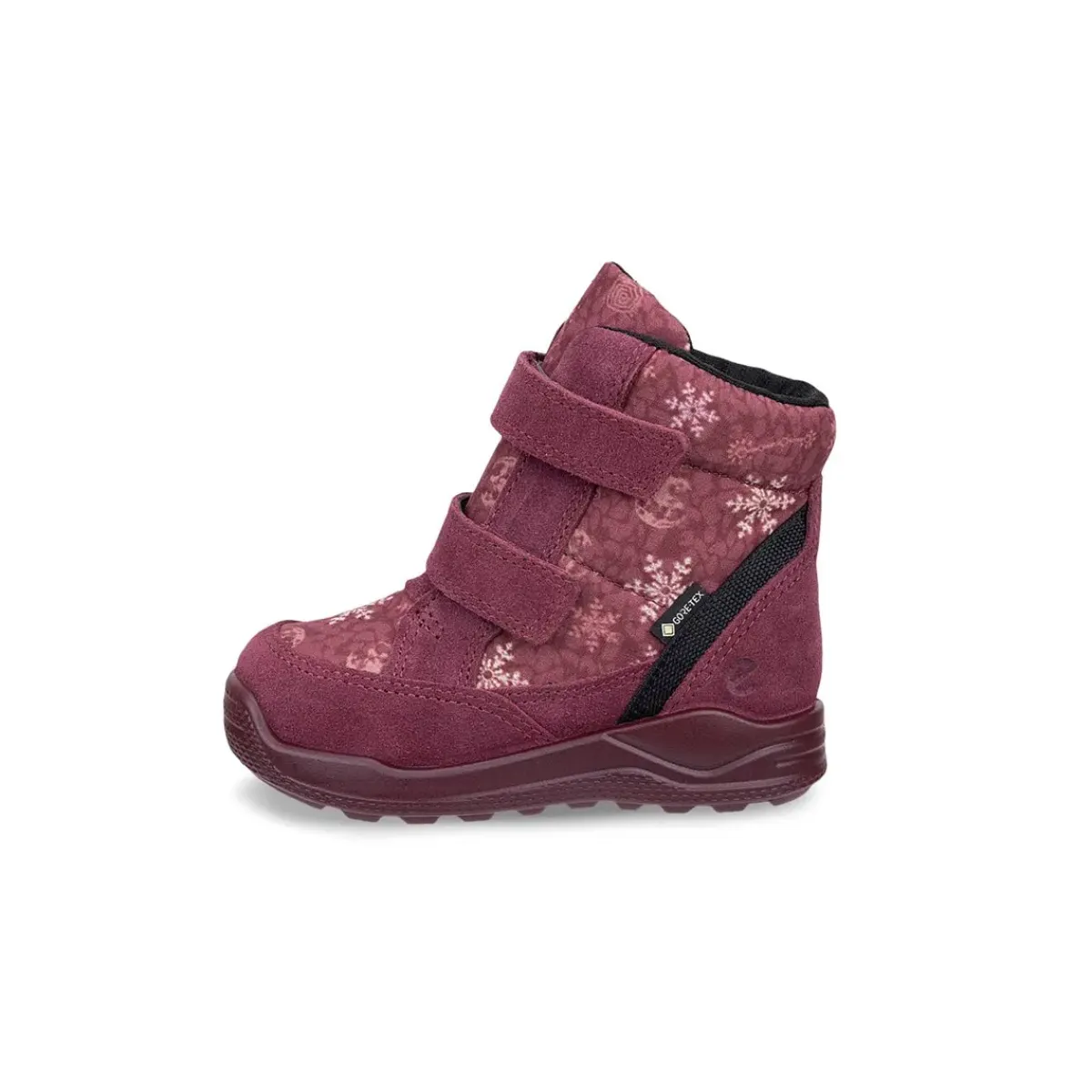 Ecco Fodtøj|Vinterstøvler-Urban Mini Gore-Tex Vinterstøvler Børn Dark Ruby / Snowflake