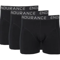 Endurance Vintertøj-Burke Boxer Shorts Herre - 3 pack  1001A Black