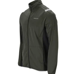 Endurance Løbetøj|Løbetøj-Diker 4-Way Stretch Løbejakke Herre, grøn