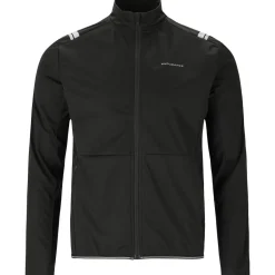 Endurance Løbetøj|Løbetøj-Diker 4-Way Stretch Løbejakke Herre, sort