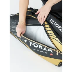FZ Forza Badmintonudstyr-Tour Line x6 Badmintontaske  2031 Black / Gold