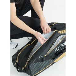 FZ Forza Badmintonudstyr-Tour Line x6 Badmintontaske  2031 Black / Gold
