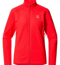 Haglöfs Beklædning|Skitøj-Buteo Fleecetrøje Dame, poppy red