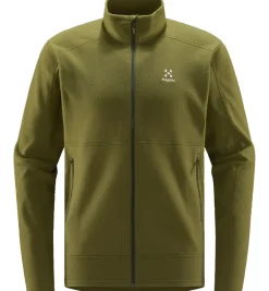 Haglöfs Beklædning|Vintertøj-Buteo Fleecetrøje Herre, oliven grøn