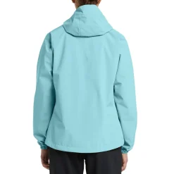 Haglöfs Regntøj|Regntøj-Buteo Regnjakke Dame, frost blue