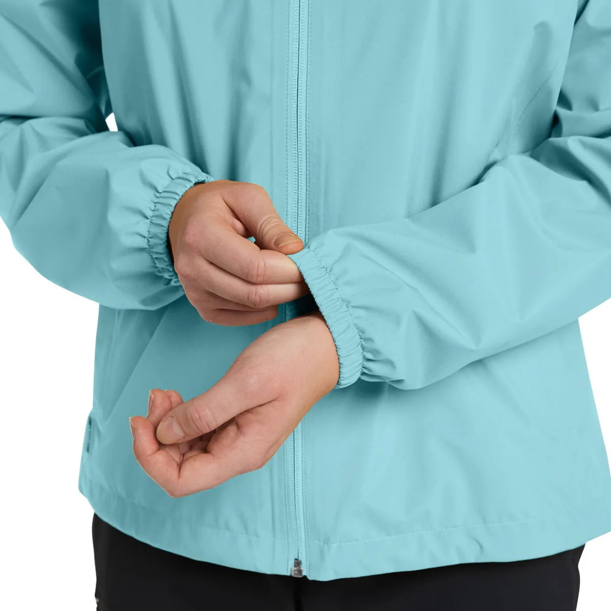 Haglöfs Regntøj|Regntøj-Buteo Regnjakke Dame, frost blue