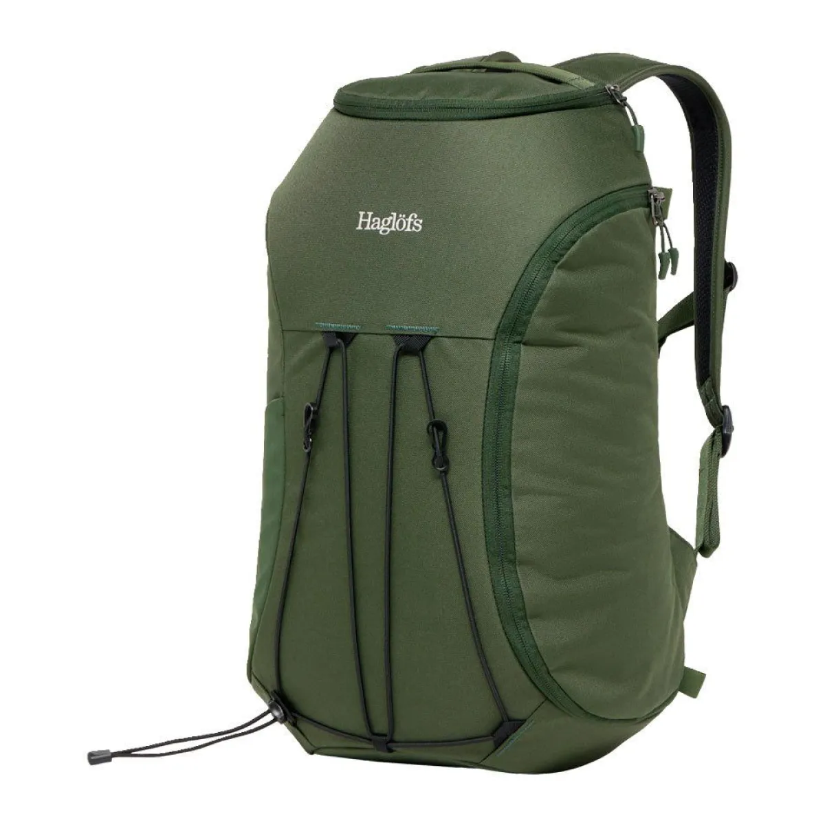 Haglöfs Rygsække|Udstyr-HAGLÖFS Corker Medium Seaweed GreenVægt: 678 gramVolumen: 18 literMål LxDxB: 43 x 28 x 19En innovativt designet og karakteristisk dagtursrygsæk i høj kvalitet til unge eventyrere. Fremstillet af genanvendte, beskyttende stoffer. Indholdet i Corker er let at komme til via en smart, stor åbning i siden, der giver god adgang til - og et let overblik over - alt, hvad der er pakket ned i den. Robust opbygning, der forhindrer rygsækken i at falde sammen.Specifikationer:- 100% genanvendt hovedbestanddel, vejrbestandigt og meget holdbart stof- Stor åbning i siderummet, der giver god adgang og overblik over indholdet- En mindre lynlåslomme inde i hovedrummet- Box-facon: forhindrer rygsækken i at falde sammen- Navn og adresselabel trykt indvendigt i rygsækken- En strækbar sidelomme, der kan udvides, til vandflaske eller ekstra udstyr- Anatomisk formede skulderremme Brystrem med brudsikkert sikkerhedsspænde- Ekstern strop for lettere adgang til ting såsom tøj- Reflekslogo for god synlighed- Store lynlåsstrop, der er lette at få fat i- Håndtag i toppen, der er let at gribe fat i- Overfladerne er imprægneret med DWR uden fluorocarbon: hjælper med at holde vand og smuds borteDetaljer