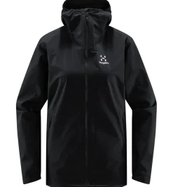 Haglöfs Regntøj|Regntøj-Korp Proof Regnjakke Dame, sort  2C5 - True black
