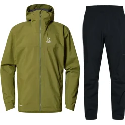 Haglöfs Regntøj|Regntøj-Korp Proof Regnsæt Herre, olive green  4VY Olive Green