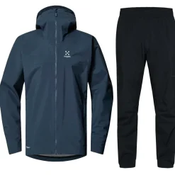 Haglöfs Regntøj|Regntøj-Korp Proof Regnsæt Herre, tarn blue  3N5 Tarn Blue