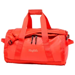 Haglöfs Rejsetasker|Duffelbags-Lava 50 Duffelbag - Habanero  HabaneroMateriale: 900D Polyester med TPE-bagside, 4200D Oxford PolyamidMål: Højde: 31 cm Dybde: 35 cm Bredde: 53 cmVægt: Ca. 1030 gram (50 Liter)En driftsikker rejsetaske plads til alt dit udstyr. Lava er fremstillet rundt om et stort hovedrum med en indvendig, dokumentlomme med lynlås, og et andet rum med lynlås, hvilket kan fordobles som en lomme til at lægge tasken i. Behagelige, justerbare skulderremme, bærehåndtag og løftehåndtag lader dig bære den præcis, hvor du vil.Specifikationer:- Rummeligt hovedrum- Forstærket dobbelt lag i bunden- Forstærkede hjørner- Bærehåndtag- Indvendig lynlåslomme til dokumenter- Aftagelige, justerbare skulderremmene- Indvendigt, lynlåsrum tillader dig at opdele ekstra udstyr eller tøj og kan også deles som opbevaringslommeDetaljer