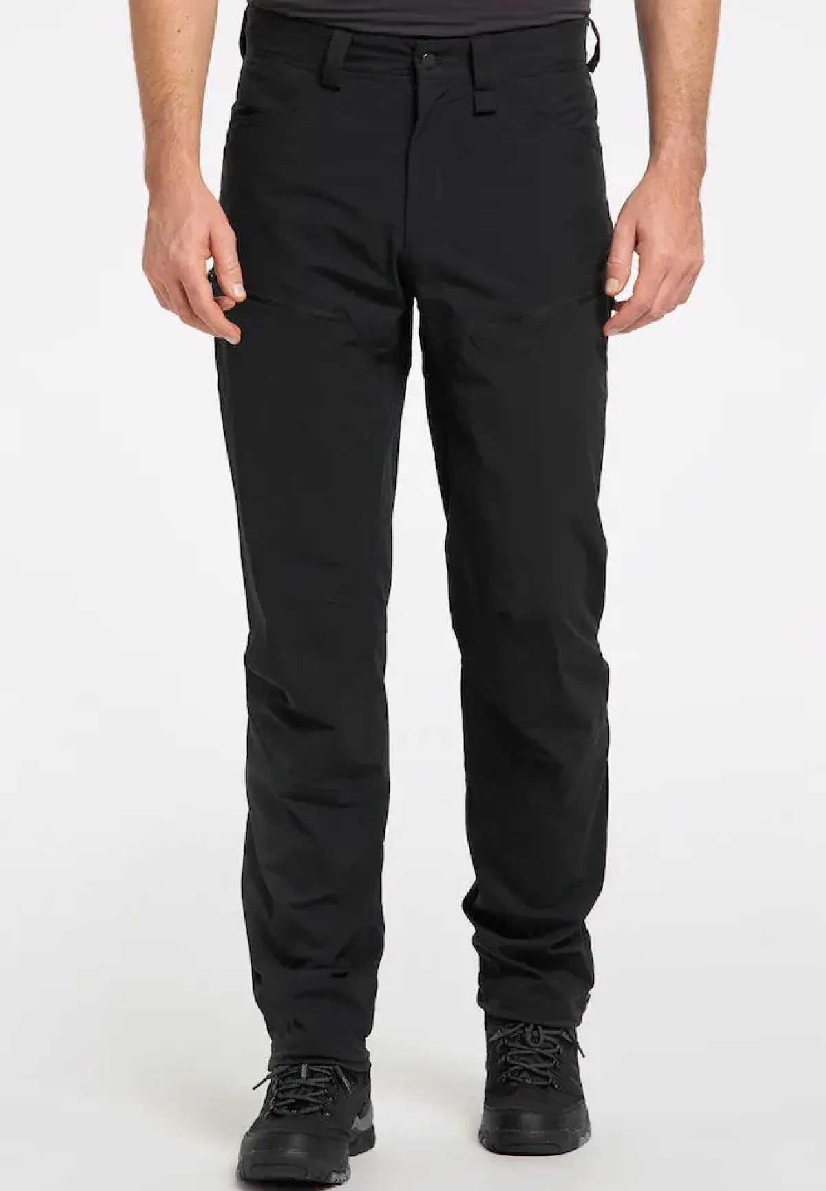 Haglöfs Beklædning|Outdoortøj-Mid Flex Vandrebukser Herre - ekstra længde True Black Solid