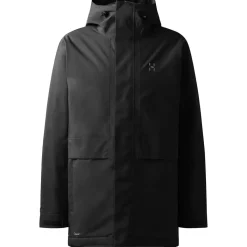 Haglöfs Beklædning|Vintertøj-Salix Proof Mimic II Parka Vinterjakke Herre, true black  True Black