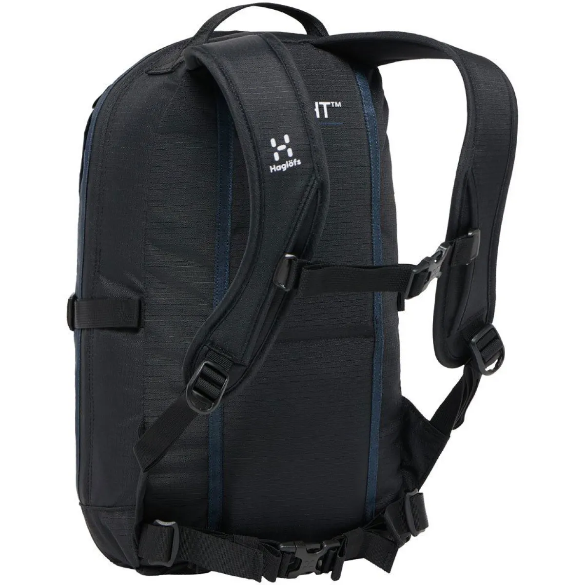 Haglöfs Rygsække|Tasker Og Rygsække-Tight Small Rygsæk , True Black / Tarn Black True Black / Tarn BlackVolume: ca. 15 literMål (højde x dybde x bredde): 46x22x27 cmVægt: ca. 480 gDen populære Tight rygsæk fra Haglöfs er tilbage i en opdateret version. Haglöfs kombinerer genanvendte materialer med et markant, ikonisk design.De dråbeformede for- og sidepaneler sikrer et lavt tyngdepunkt, hvilket gør den anvendelig til alle former for aktiviteter. Som navnet Tight hentyder – sidder den helt tæt om din ryg takket være de formede stropper og det ergonomisk formede rygpanel. Udstyret med ekstra bærepunkter, smarte funktioner og justeringsmuligheder.Masser af anvendelsesmuligheder: Udviklet som outdor dagstursrygsæk, rigtig fin til hverdagsbrug og populær til skolebrug.Fakta:- 100 % genanvendt hovedbestanddel, vejrbestandigt og meget holdbart stof- Dråbeformet forside og sidepaneler for et lavt tyngdepunkt- Anatomisk formede skulderremme- En inderlomme med lynlås- En lynlåslomme med let adgang foran- Aftageligt isøksefæste- Reflekslogoer sikrer, at du kan ses- Kompressionsremme i siden for at sikre indholdet- Justerbart hoftebælte, aftageligt- Justerbar brystrem, der giver bedre komfort, når du går- Håndtag i toppen, der er let at gribe fat i- Nøgleholder- Overfladerne er imprægneret med DWR uden fluorocarbon: hjælper med at holde vand og smuds borteDetaljer