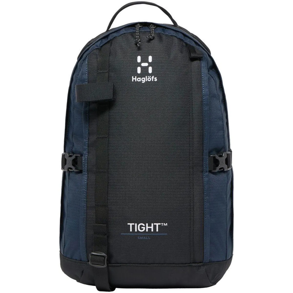 Haglöfs Rygsække|Tasker Og Rygsække-Tight Small Rygsæk , True Black / Tarn Black True Black / Tarn BlackVolume: ca. 15 literMål (højde x dybde x bredde): 46x22x27 cmVægt: ca. 480 gDen populære Tight rygsæk fra Haglöfs er tilbage i en opdateret version. Haglöfs kombinerer genanvendte materialer med et markant, ikonisk design.De dråbeformede for- og sidepaneler sikrer et lavt tyngdepunkt, hvilket gør den anvendelig til alle former for aktiviteter. Som navnet Tight hentyder – sidder den helt tæt om din ryg takket være de formede stropper og det ergonomisk formede rygpanel. Udstyret med ekstra bærepunkter, smarte funktioner og justeringsmuligheder.Masser af anvendelsesmuligheder: Udviklet som outdor dagstursrygsæk, rigtig fin til hverdagsbrug og populær til skolebrug.Fakta:- 100 % genanvendt hovedbestanddel, vejrbestandigt og meget holdbart stof- Dråbeformet forside og sidepaneler for et lavt tyngdepunkt- Anatomisk formede skulderremme- En inderlomme med lynlås- En lynlåslomme med let adgang foran- Aftageligt isøksefæste- Reflekslogoer sikrer, at du kan ses- Kompressionsremme i siden for at sikre indholdet- Justerbart hoftebælte, aftageligt- Justerbar brystrem, der giver bedre komfort, når du går- Håndtag i toppen, der er let at gribe fat i- Nøgleholder- Overfladerne er imprægneret med DWR uden fluorocarbon: hjælper med at holde vand og smuds borteDetaljer