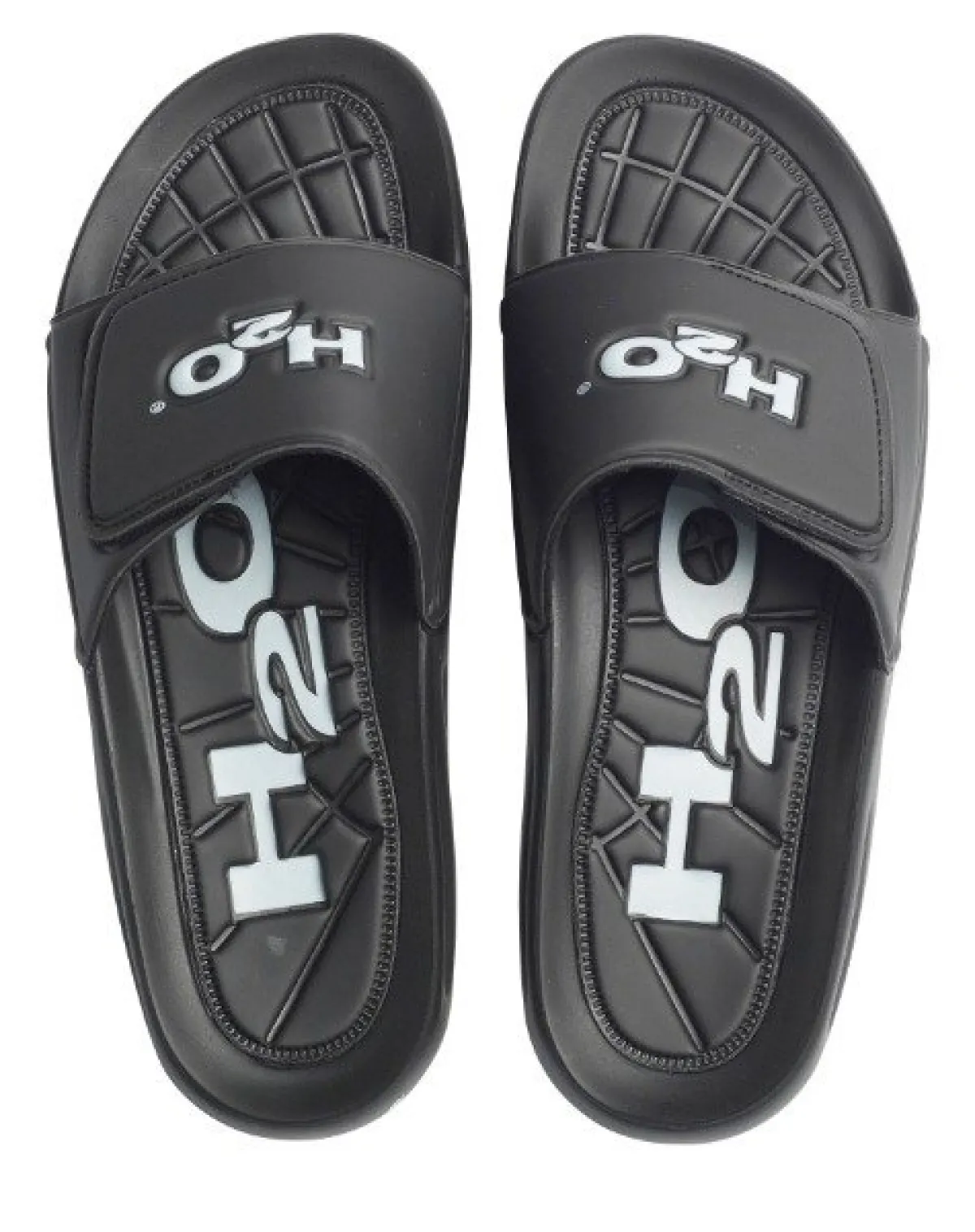 H2O Badesandaler Og Badesko|Sandaler-Badesandaler Justerbar Sort
