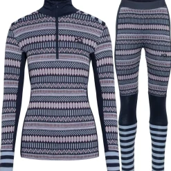 Kari traa Skitøj|Vintertøj-Åkle H/Z Merinould Skiundertøjssæt  Royal