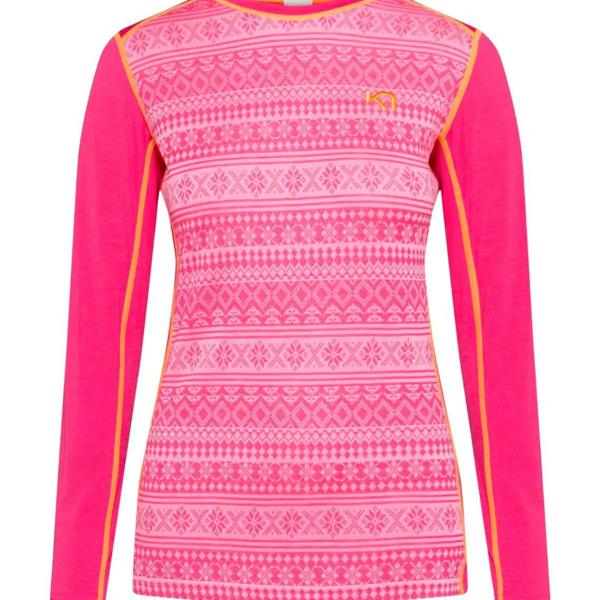 Kari traa Skitøj|Skitøj-Mina Merinould Skiundertrøje Dame, berry