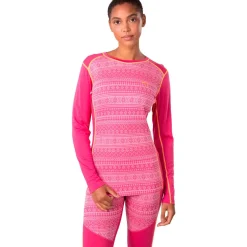 Kari traa Skitøj|Vintertøj-Mina Merinould Skiundertøjssæt Dame, Berry