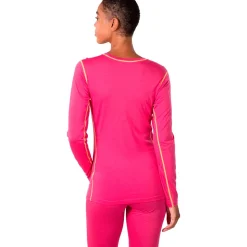 Kari traa Skitøj|Vintertøj-Mina Merinould Skiundertøjssæt Dame, Berry