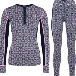 Kari traa Skitøj|Vintertøj-Rose Merinould Skiundertøjssæt Dame, roy  Roy