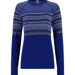 Kari traa Skitøj|Skitøj-Silja Merino Skiundertrøje Dame, azure