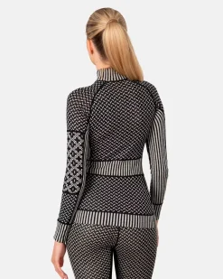 Kari traa Skitøj|Vintertøj-Smekker Half-Zip Skiundertrøje Dame, black  Rouge