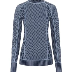 Kari traa Vintertøj|Skitøj-Smekker Merinould Skiundertøjssæt Dame, iris  Iris