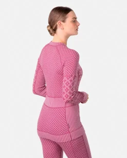 Kari traa Skitøj|Skitøj-Smekker Skiundertrøje Dame, plum  Plum