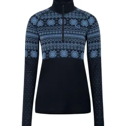 Kari traa Skitøj|Vintertøj-Vilma H/Z Merinould Skiundertøjssæt Dame, sea  Sea