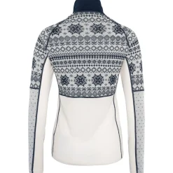 Kari traa Skitøj|Vintertøj-Vilma H/Z Merinould Skiundertrøje Dame, nwhite  Nwhite