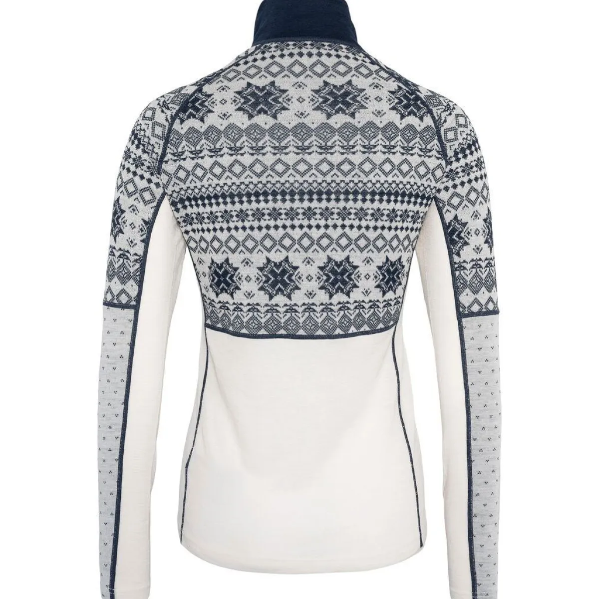 Kari traa Skitøj|Vintertøj-Vilma H/Z Merinould Skiundertrøje Dame, nwhite Nwhite