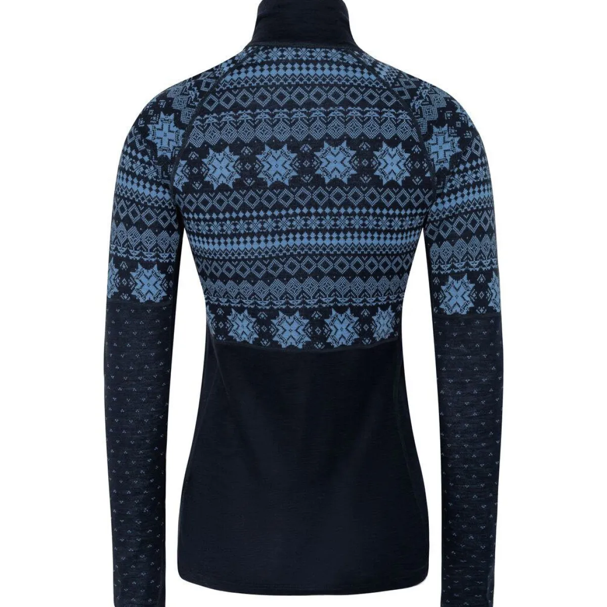 Kari traa Skitøj|Vintertøj-Vilma H/Z Merinould Skiundertrøje Dame, sea Sea