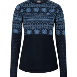 Kari traa Vintertøj|Skitøj-Vilma Merinould Skiundertrøje Dame, sea Sea