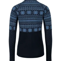 Kari traa Vintertøj|Skitøj-Vilma Merinould Skiundertrøje Dame, sea  Sea