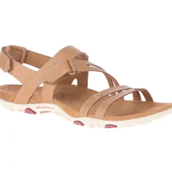 Merrell Fodtøj|Sandaler-Sandspur Rose Convert Sandal Dame  Tobacco / Pomegranate