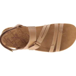 Merrell Fodtøj|Sandaler-Sandspur Rose Convert Sandal Dame  Tobacco / Pomegranate