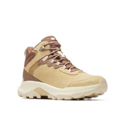 Merrell Vinterfodtøj|Fodtøj-Speed Strike 2 Leather Mid Vandtæt Damestøvle  Latte