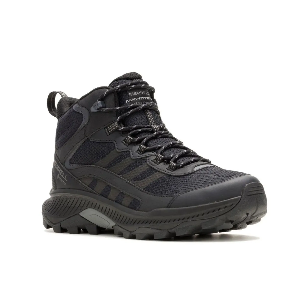 Merrell Fodtøj|Vandresko-Speed Strike 2 Mid Gore-Tex Herrestøvle Black
