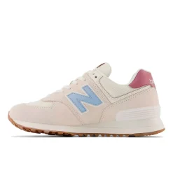 New Balance Fritidssko|Sneakers-574 Core Sneakers Dame  Sea Salt / Blue Haze / Washed Burgundy