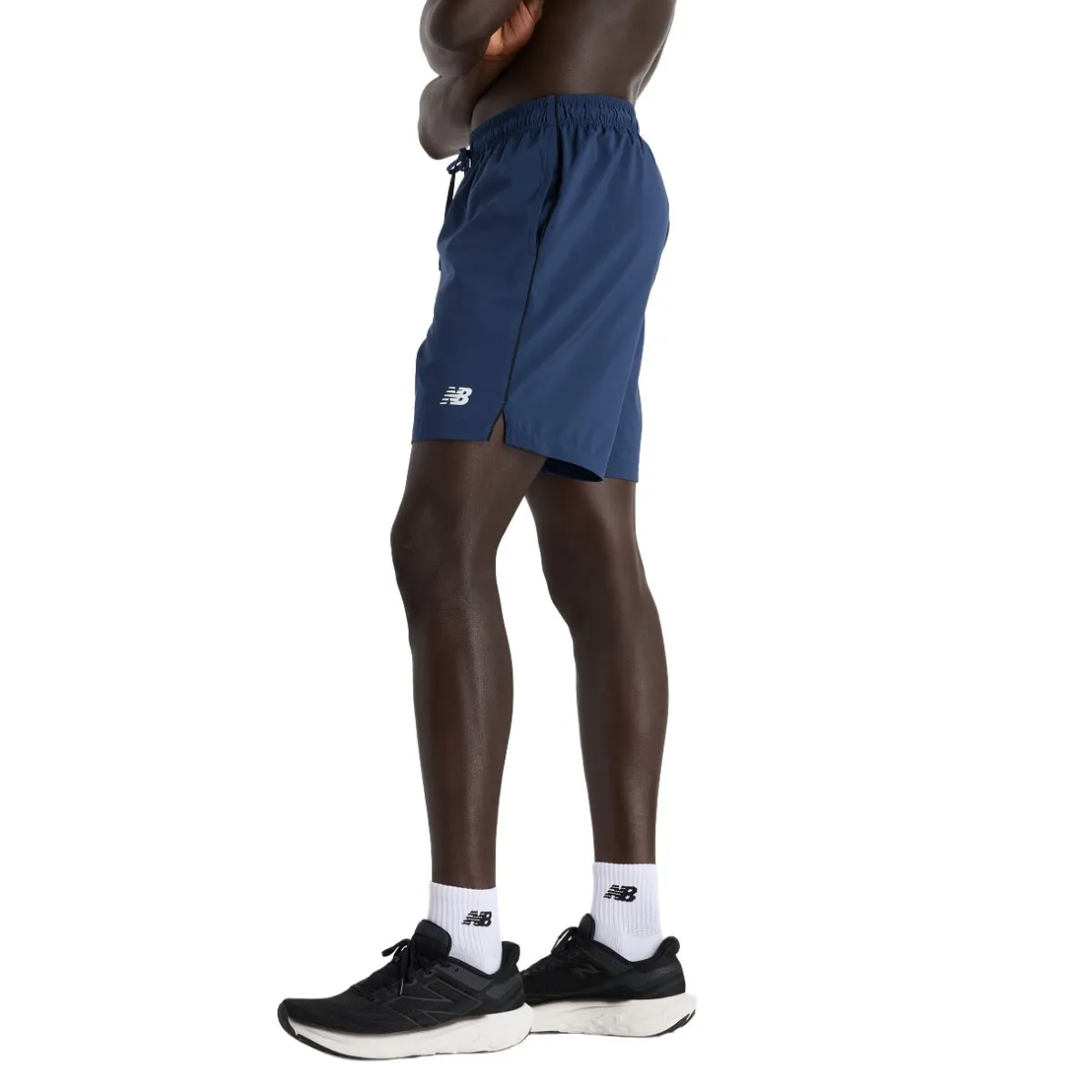 New Balance Træningstøj|Løbetøj-7" Løbe- og Træningsshorts Herre NB Navy