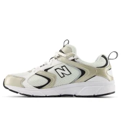 New Balance Sneakers|Sneakers-408 Sneakers Sea Salt / White / Light Gold Metallic / Black