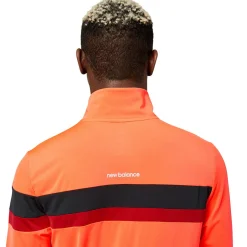 New Balance Outdoortøj|Løbetøj-Accelerate Half Zip Løbetrøje Herre Electric Red